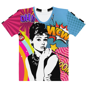 Audrey Hepburn Tralala T-shirt. Preorder.
