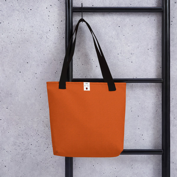 High End Printed Orange Tote Bag.Pre-Order.