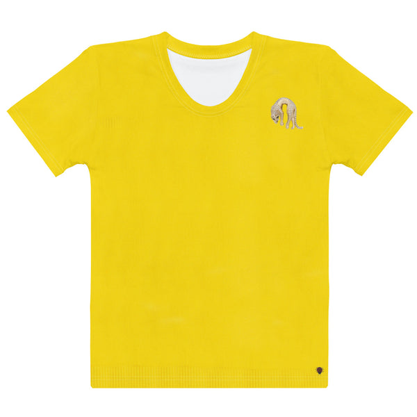 Dramatic Yellow T-En Vogue with long life Printed Jewelry. Pre-order.